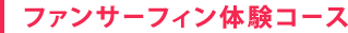 ファンサーフィン体験コース